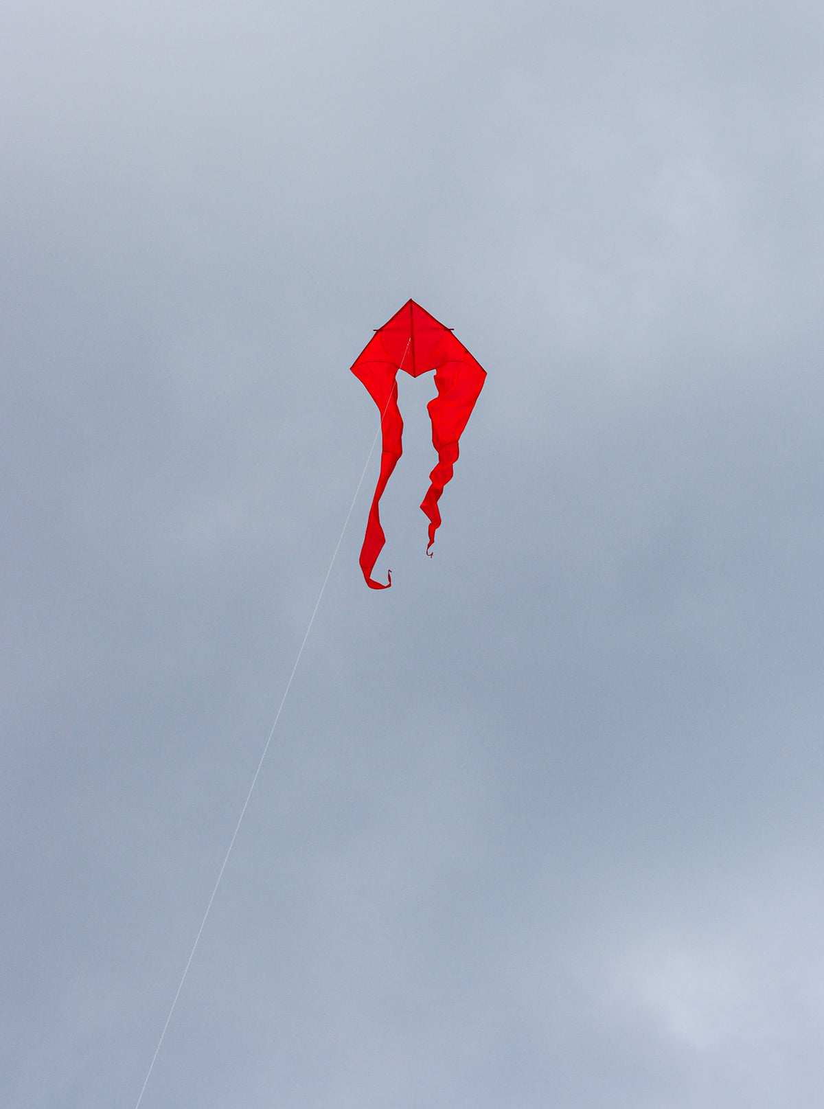 HQ 6.5 Foot Red Pyro Delta Kite