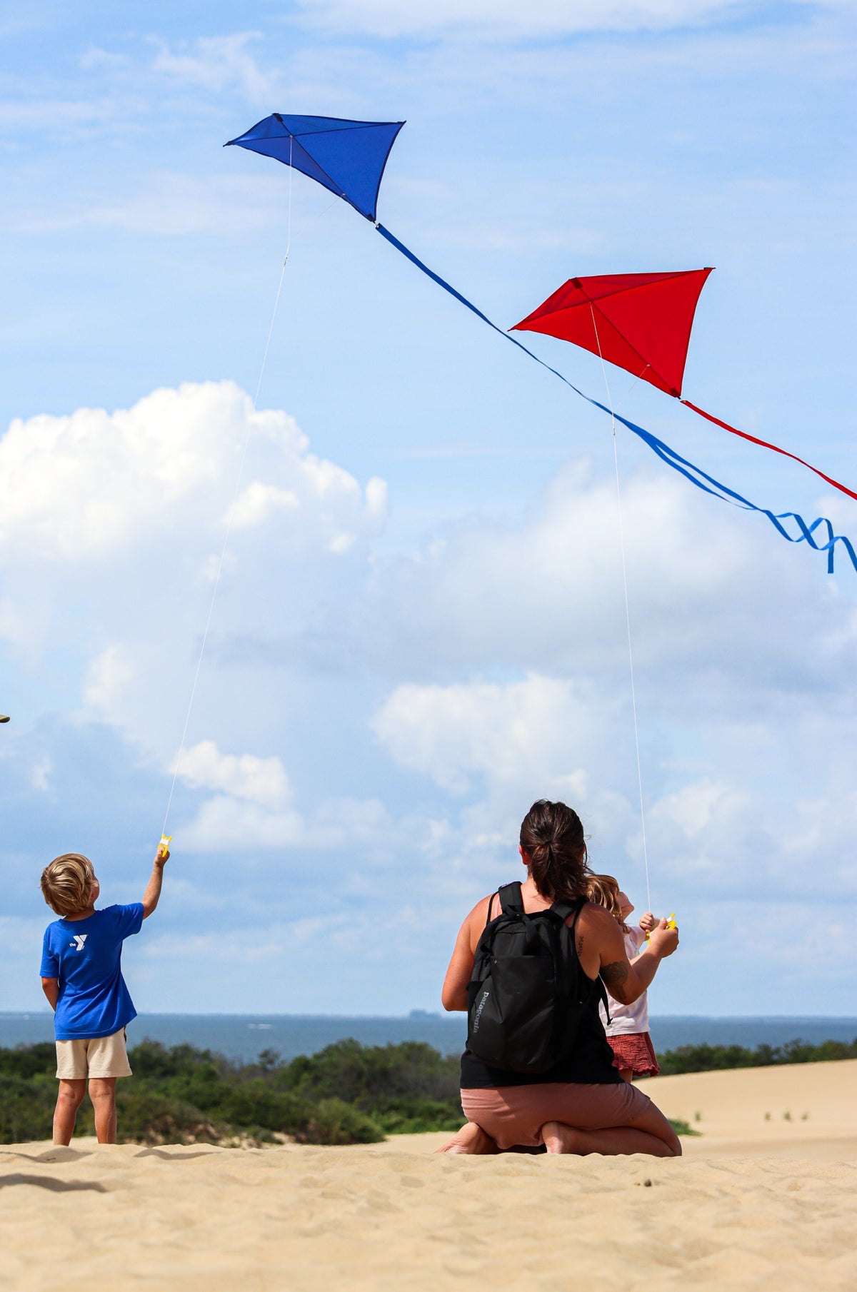 30" Solid Diamond Kite - Blue