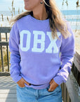 OBX Chenille Applique Crewneck Sweatshirt