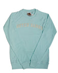 Outer Banks Applique Arch Crewneck - Teal