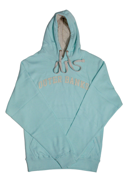 Outer Banks Applique Arch Hoodie - Teal