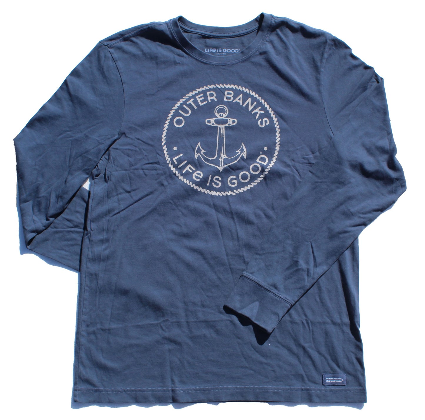 Life is Good - Outer Banks ROPE ANCHOR Men's Long Sleeve