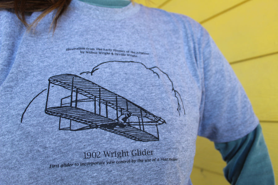 Wright Brothers Wright Glider Tee - Grey