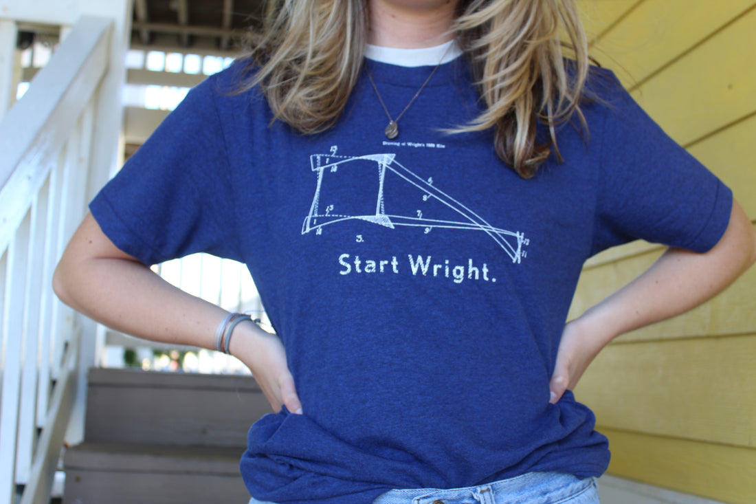 Wright Brothers Start Wright Short Sleeve Tee