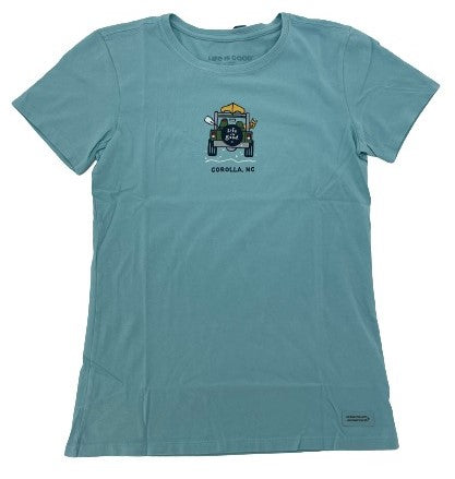 Life is Good - Outer Banks Corolla Rocket SUV Women's T-Shirt