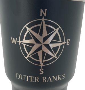 YETI RAMBLER® 30 OZ TUMBLER  WITH MAGSLIDER™ LID - OBX COMPASS ROSE