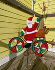 30 in. Bike Spinner - Santa