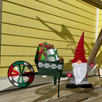 Christmas Gnome and Wheelbarrow Spinner