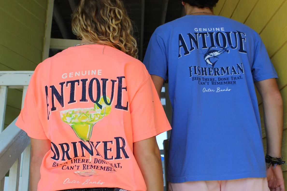 OBX SHORT SLEEVE ANTIQUE MARGARITA DRINKER SHIRT