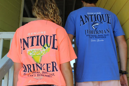 OBX SHORT SLEEVE ANTIQUE MARGARITA DRINKER SHIRT