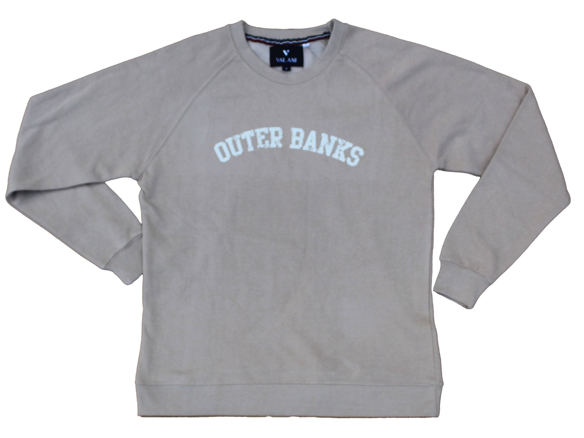 OBX TAN COZY OVERSIZE RAGLAN CREW