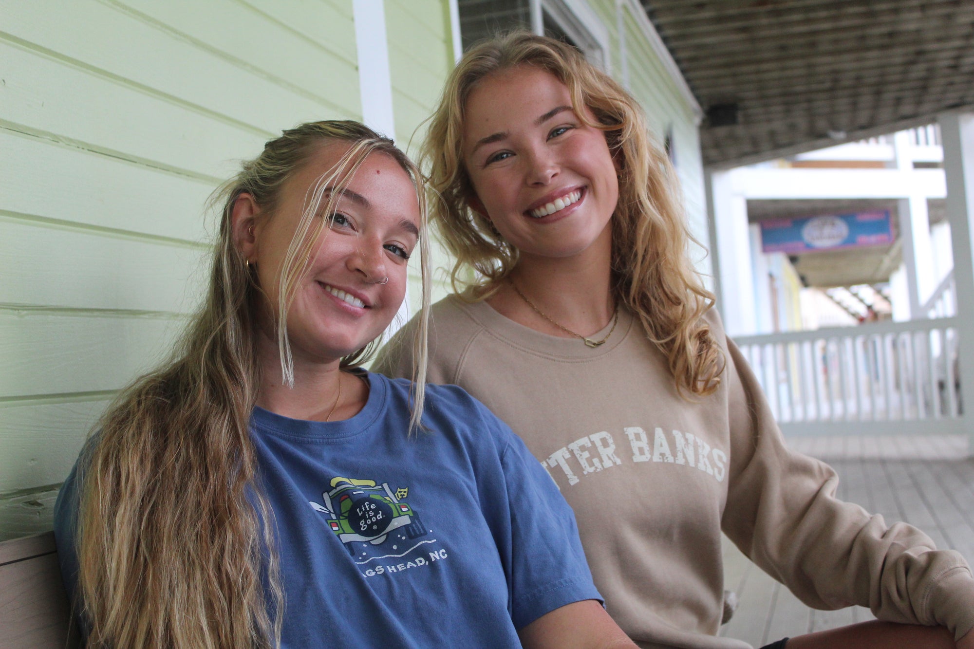 OBX TAN COZY OVERSIZE RAGLAN CREW