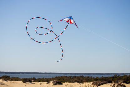 KHK Exclusive Prism Quantum 2.0 Stunt Kite - Red White & Blue