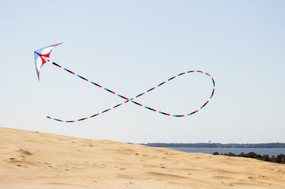 KHK Exclusive Prism Quantum 2.0 Stunt Kite - Red White & Blue