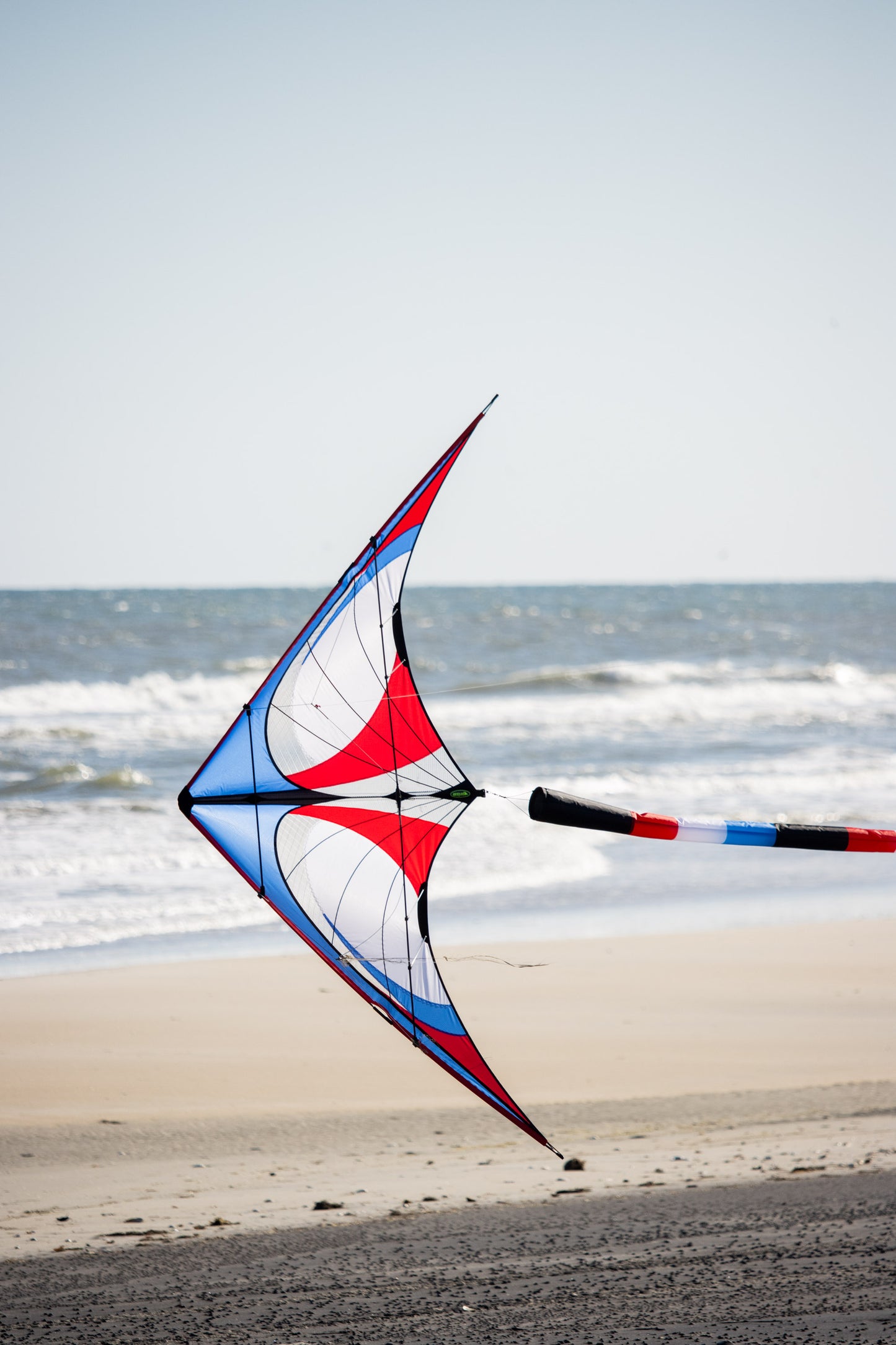 KHK Exclusive Prism Quantum 2.0 Stunt Kite - Red White & Blue