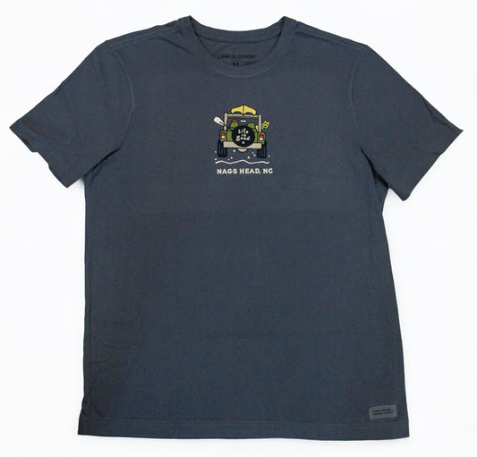 Life is Good - Outer Banks Nags Head Rocket SUV Men's T-Shirt