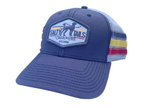 Salty Tails - NC Stripe Trucker Hat