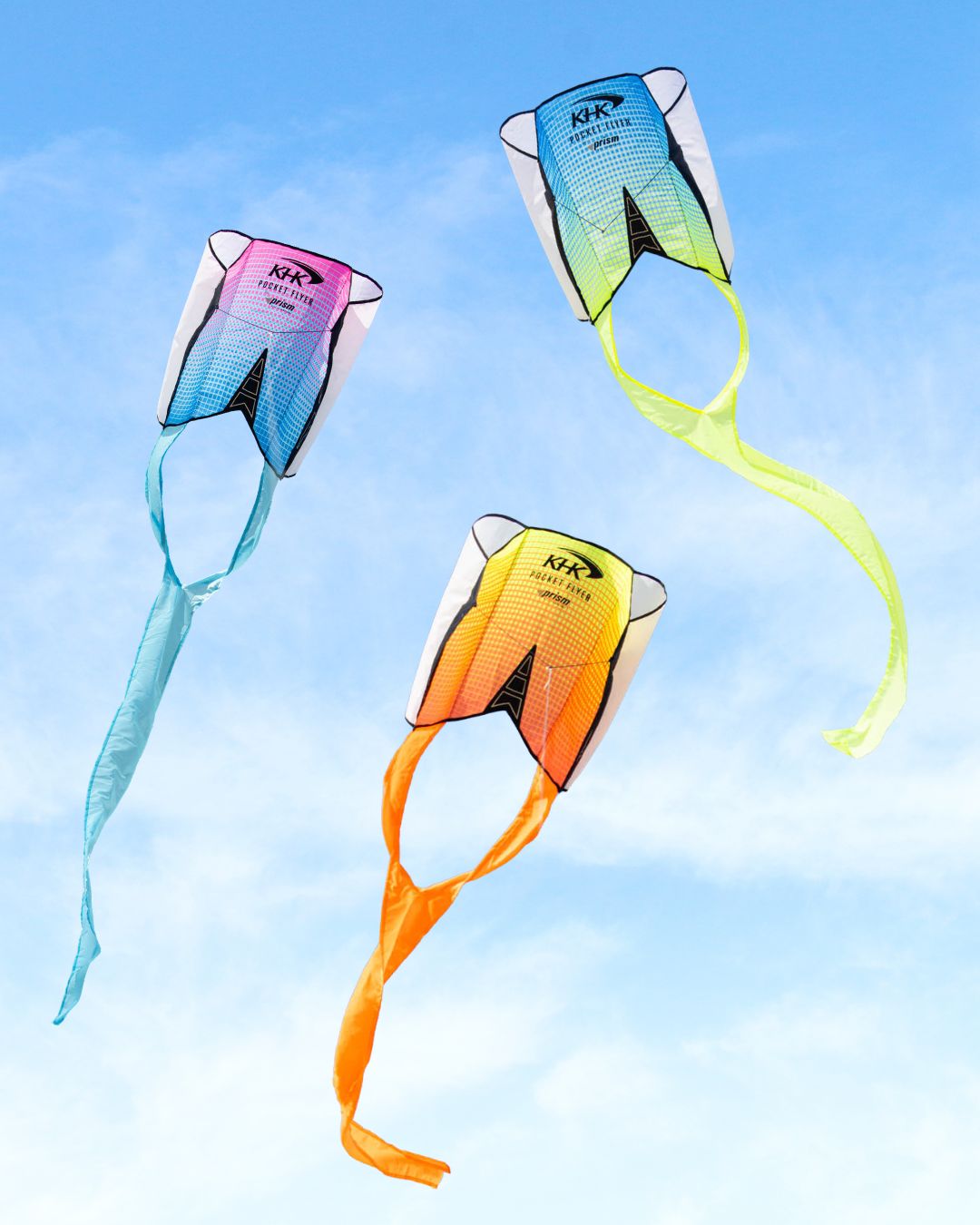 KHK Exclusive Prism Pocket Flyer Parafoil Kite - Seaglass
