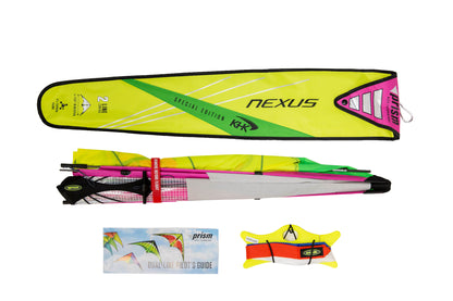 KHK Exclusive Prism Nexus 2.0 Dual Line Stunt Kite - LK Neon