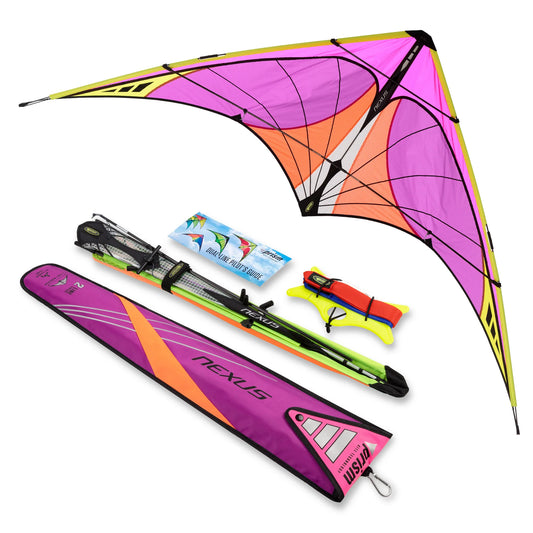 Prism Nexus 2.0 Dual Line Stunt Kite - Plasma