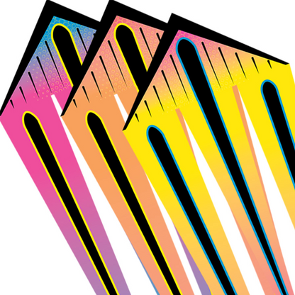 46" Flo-Train Delta Kite - Shock Train 3-Pack