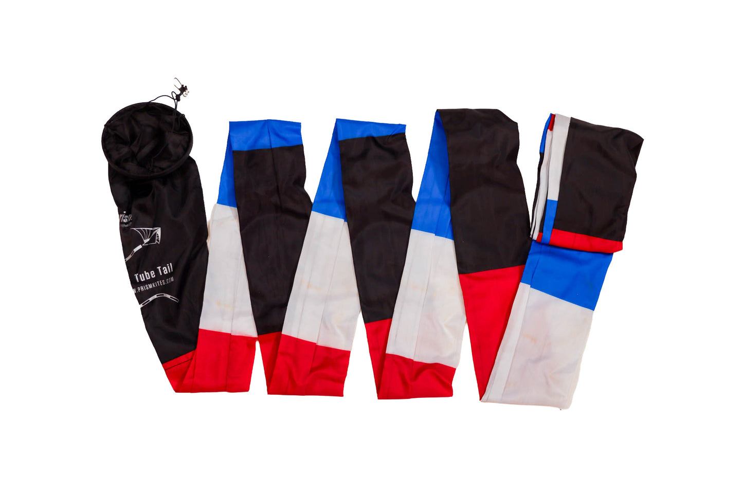 KHK Exclusive Prism 75' Tube Tail - Red White & Blue Stripes