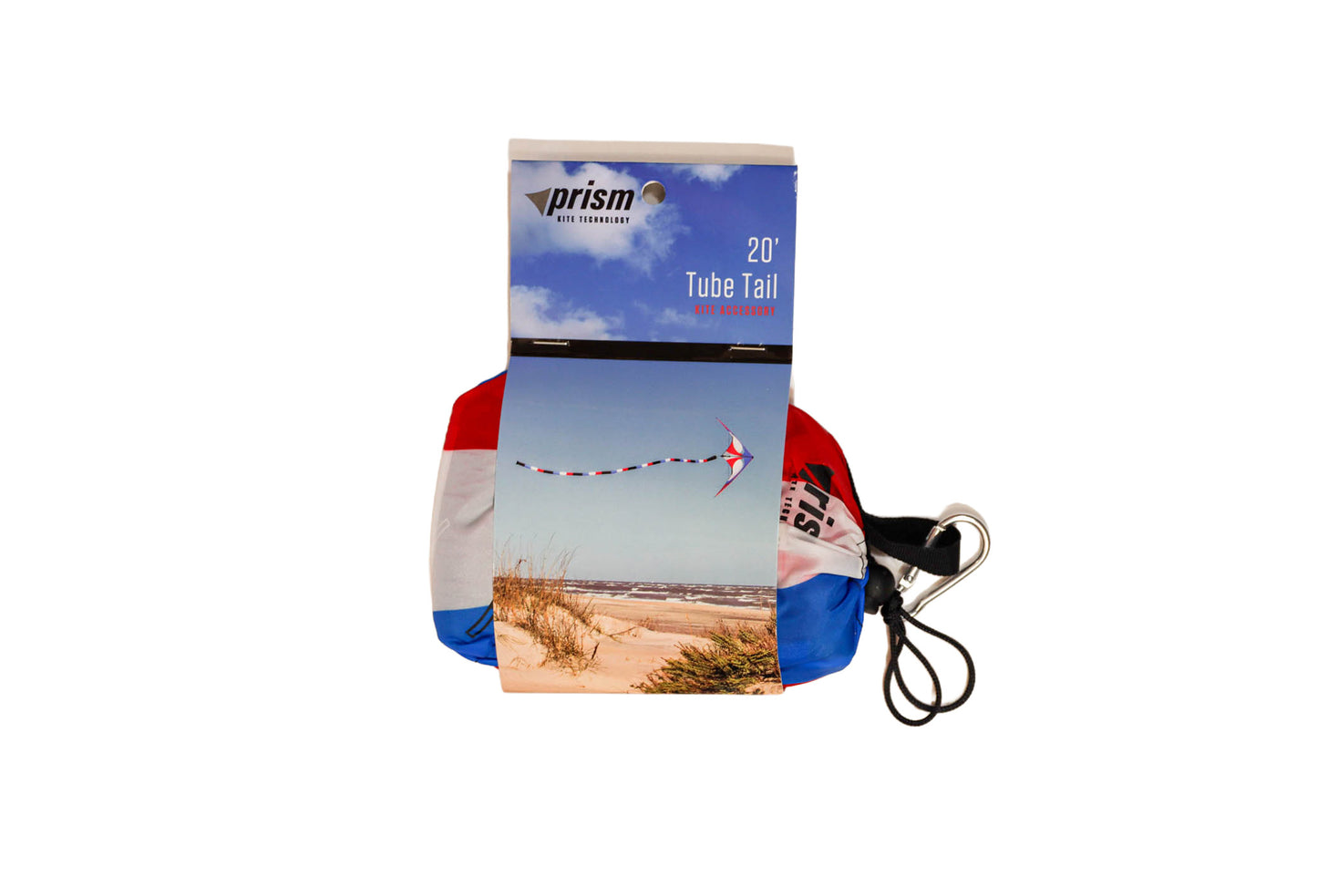 KHK Exclusive Prism 20' Tube Tail - Red White & Blue Stripes