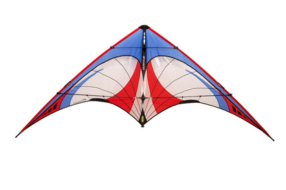KHK Exclusive Prism Quantum 2.0 Stunt Kite - Red White & Blue