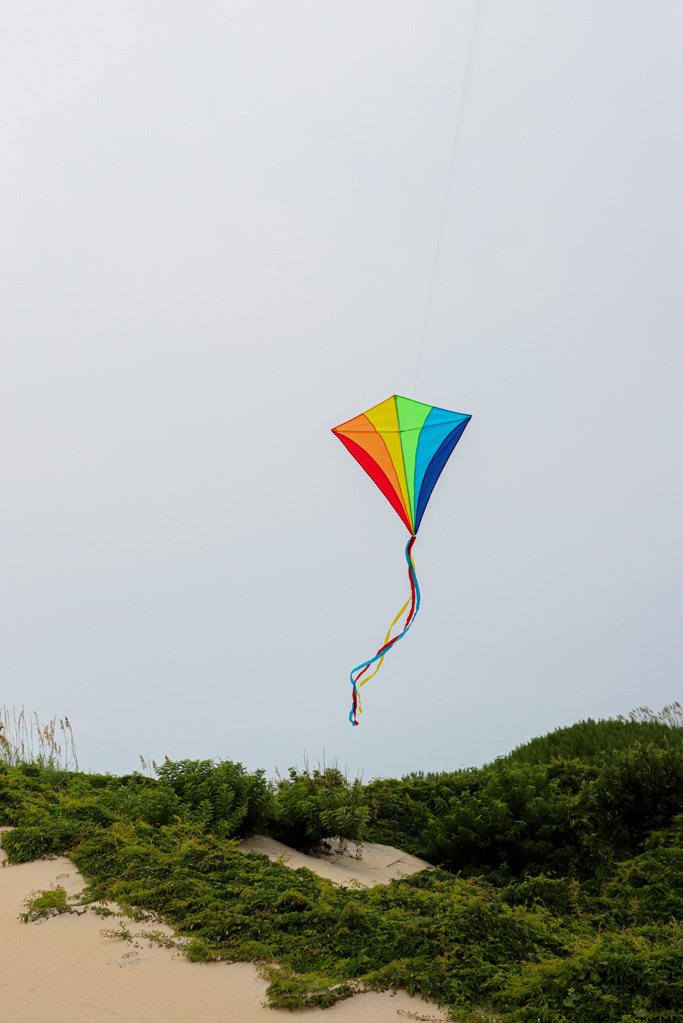 Classic Rainbow 30 Inch Diamond Kite