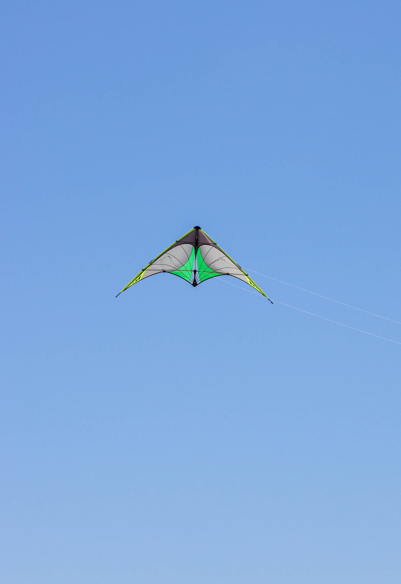 Prism Nexus 2.0 Dual Line Stunt Kite - Graphite