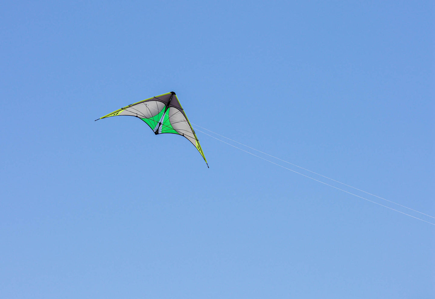 Prism Nexus 2.0 Dual Line Stunt Kite - Graphite