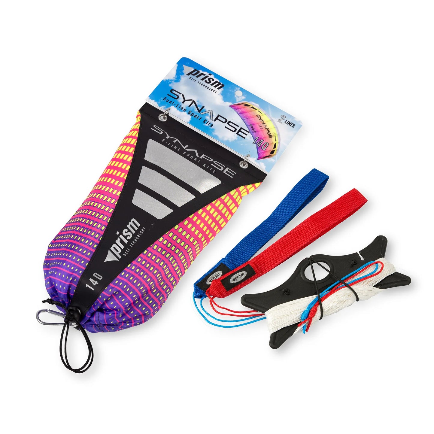 Prism Synapse 140 Dual Line Stunt Foil Kite - Plasma