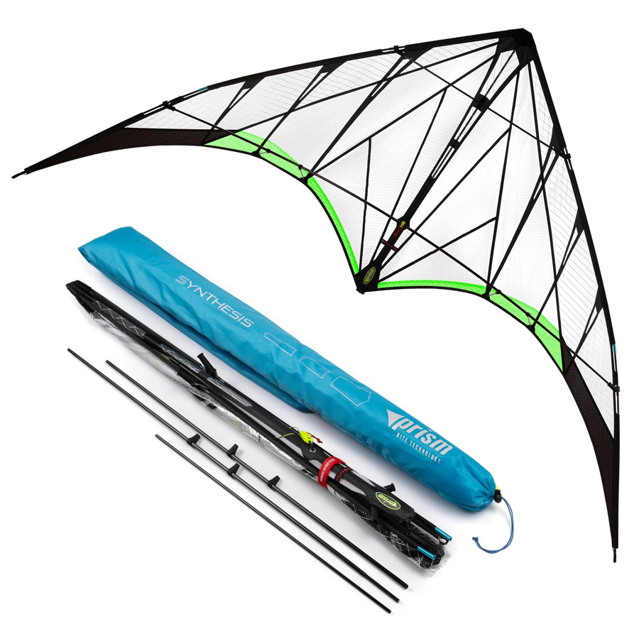 Prism Synthesis Stunt Kite - Neon Green