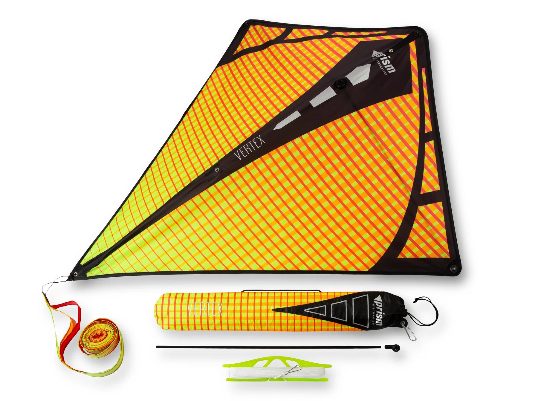 Prism Vertex Diamond Kite - Infrared