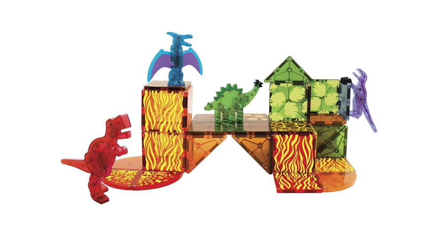 MAGNA-TILES Dino World 40-Piece Set