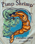 Pimp Shrimp x KHSC - Carolina Coast Short Sleeve Pocketed T-Shirt