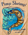 Pimp Shrimp x KHSC - Carolina Coast Short Sleeve Pocketed T-Shirt