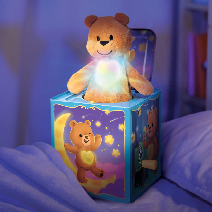 Teddy Bear Pop N Glow Jack in The Box