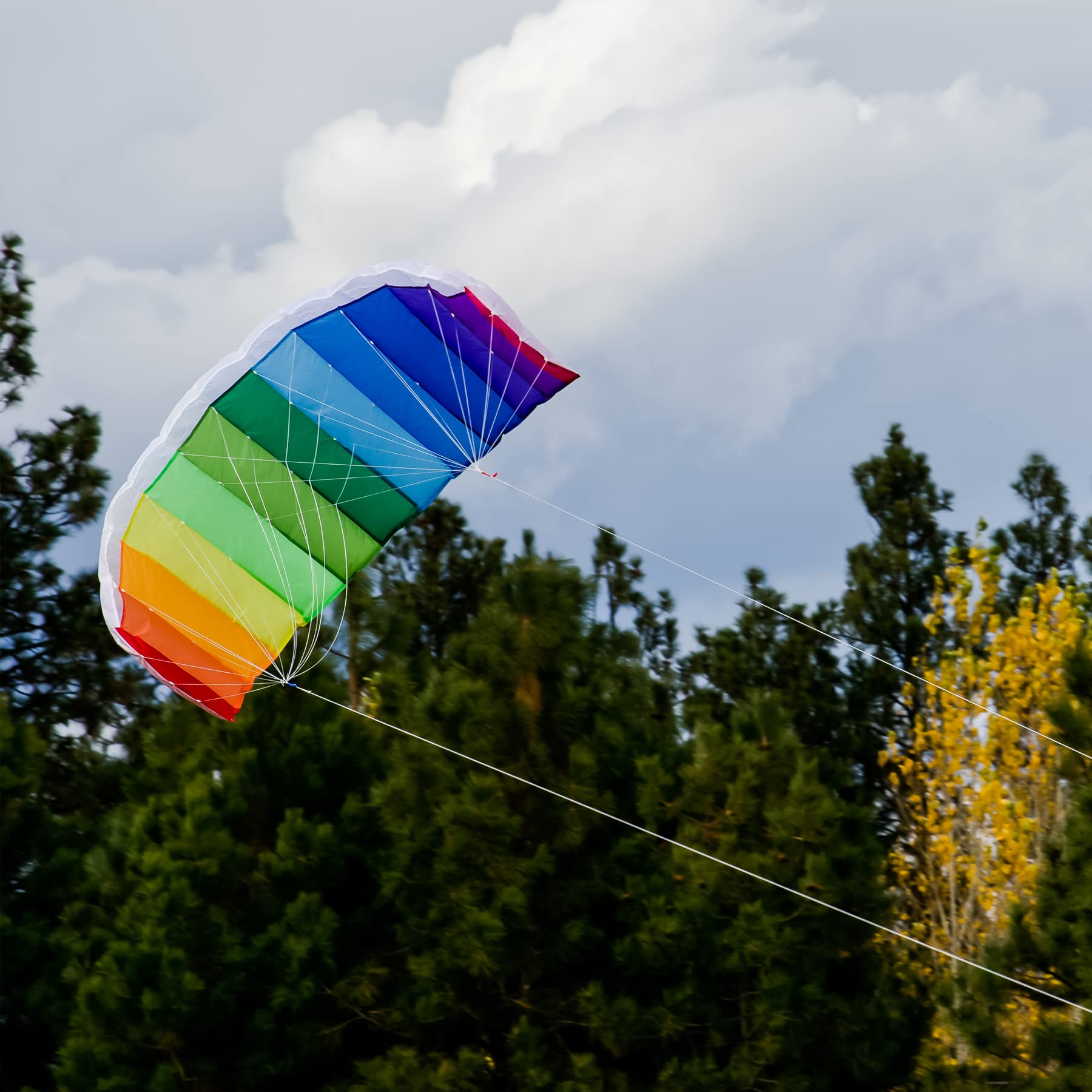 62&quot; Sport Air Foil Kite - Rainbow