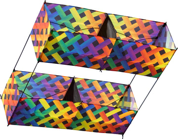 Hargrave Rainbow Mesh Box Kite