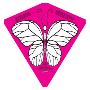 X Kites - Color-Me-Kite Diamond Butterfly