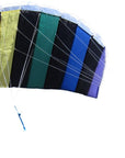 50" Airfoil Stunt Kite - Dark Rainbow