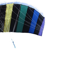 50" Airfoil Stunt Kite - Dark Rainbow