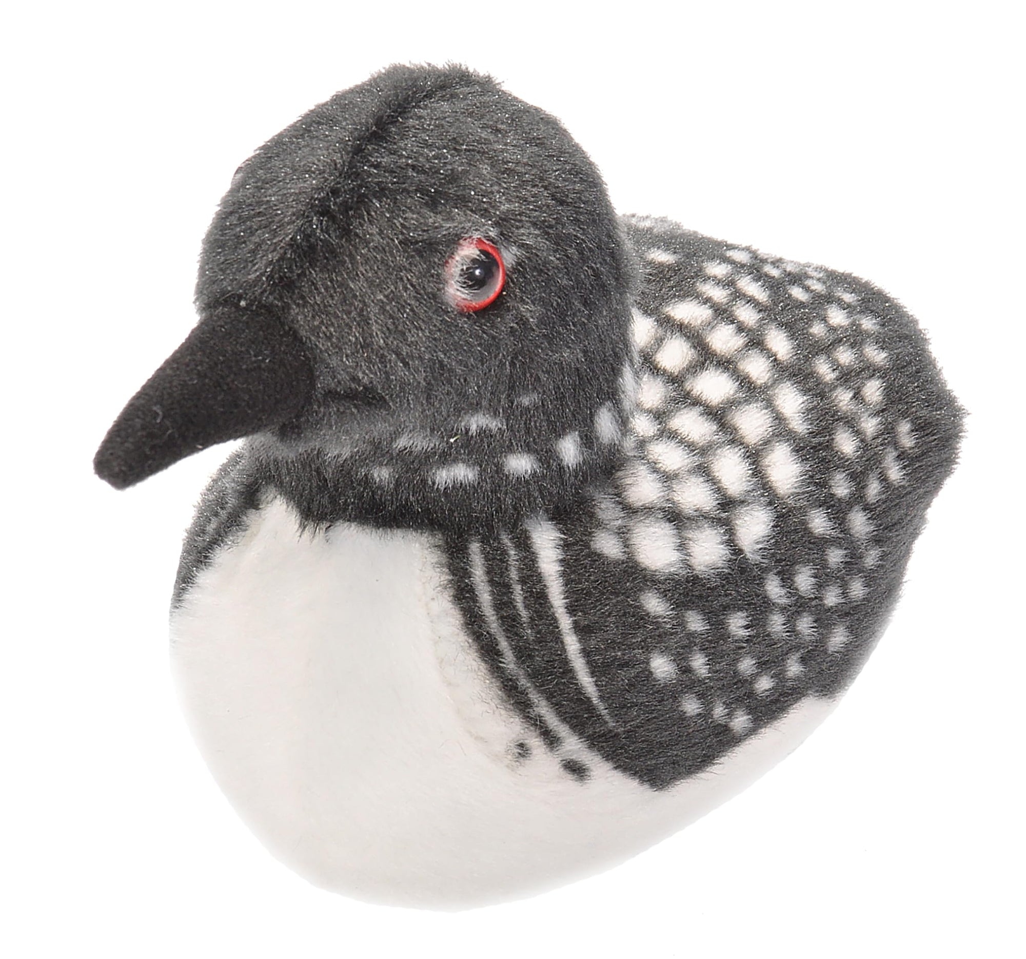 Wild Republic Audubon Birds Common Loon Plush with Authentic Bird Sound, Stuffed Animal, Bird Toys for Kids &amp; Birders