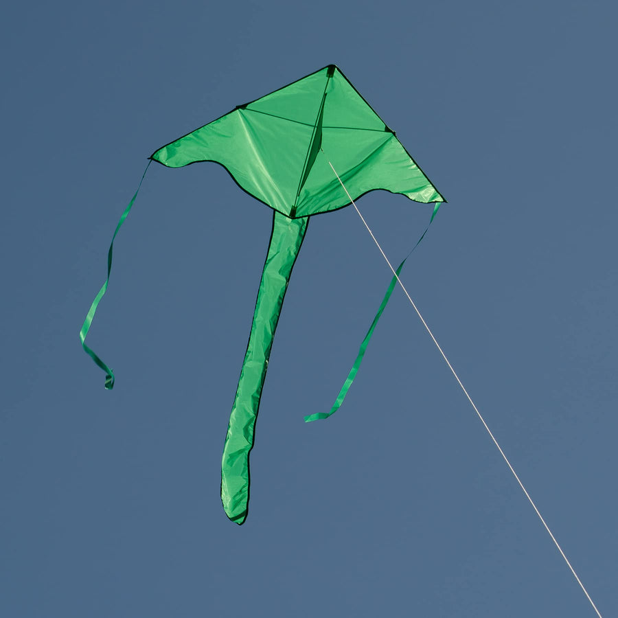 In the Breeze Solid Color Fly-Hi Kites - Green