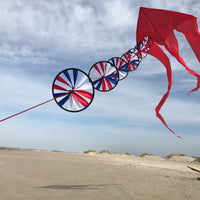 52" Wave Delta Kite - Red