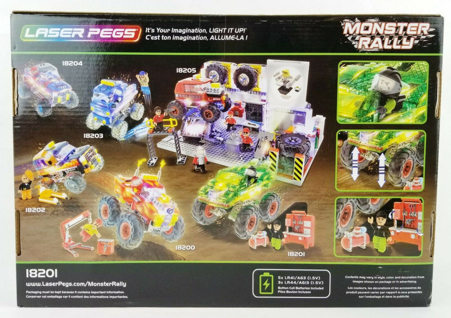 Laser Pegs Monster Rally Collection: Green Monster