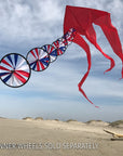 52" Wave Delta Kite - Red