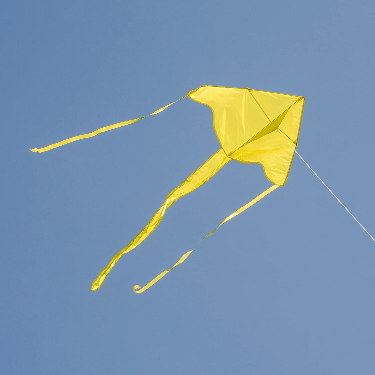 In the Breeze Solid Color Fly-Hi Kites - Yellow