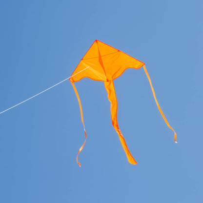 In the Breeze Solid Color Fly-Hi Kites - Orange